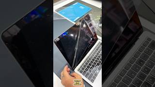 Remove Macbook screen protector after 1 year of use - What will happen? #shorts