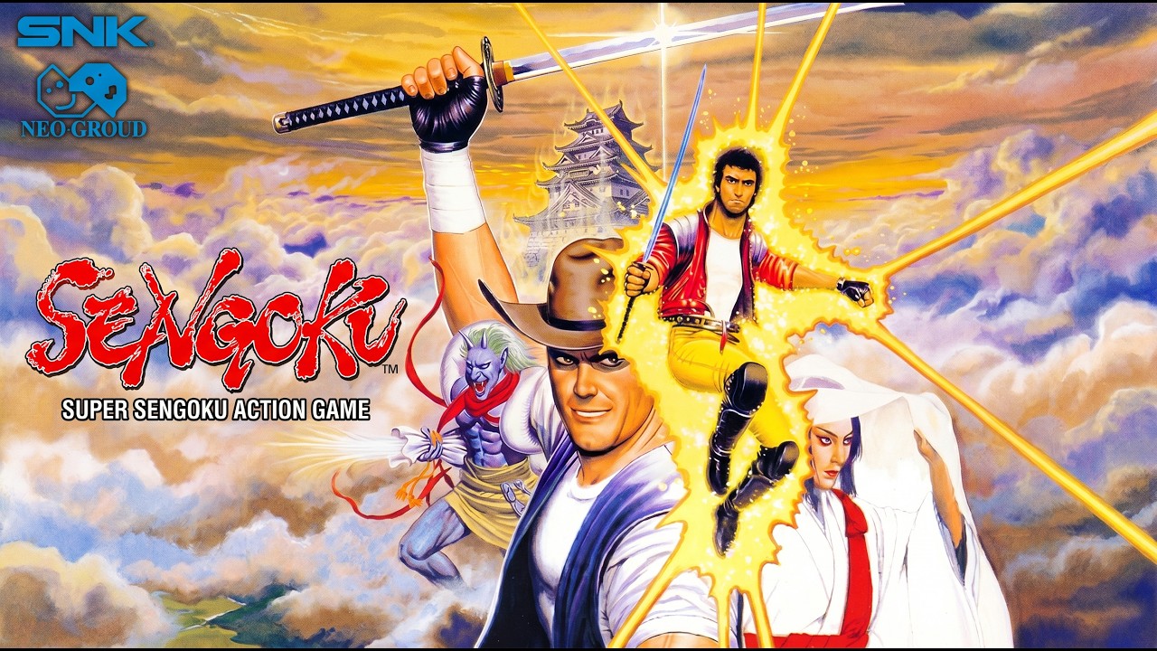 Sengoku (NEOGEO CD 1995) - Beat 'em up | Playthrough Longplay