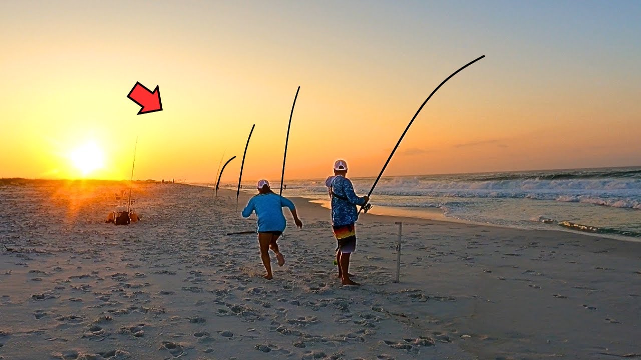 Surf Fishing Insanity... We Worked Hard for This!