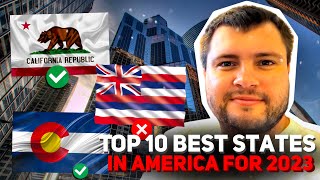 Top 10 Best States To Live In America For 2023