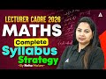 Lecturer Cadre Maths Syllabus 2026 | Lecturer Cadre Maths Preparation Strategy | By Neha Mam