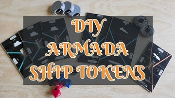 DIY Armada Ship Tokens