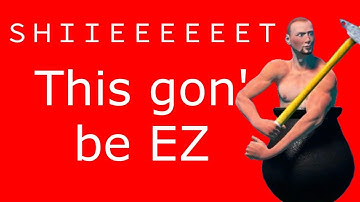 Getting Over It for the first time, but I