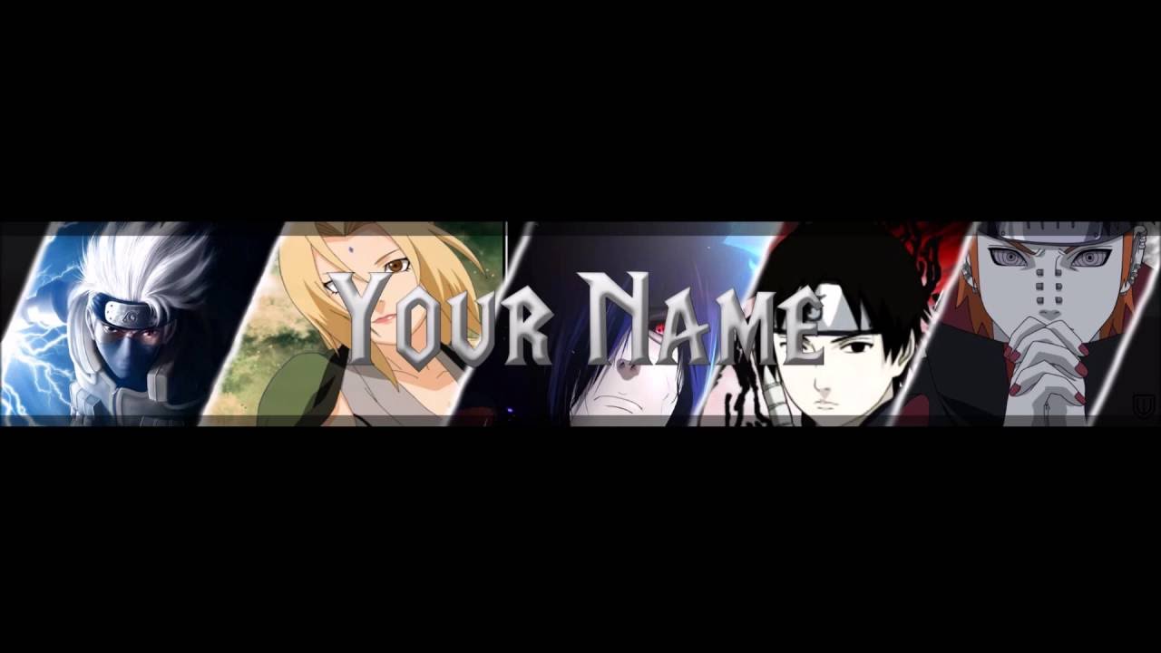 Naruto Anime Youtube Banners Fiverr freelancer will provide social ...