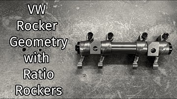 VW Rocker Geometry with Ratio Rockers