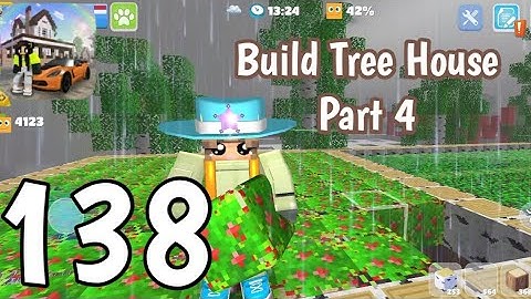 School Party Craft  - Build Tree House Part 4 - Gameplay Walkthrough Part 138 (iOS, Android)