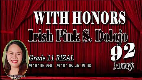 1st Quarter Recognition Ceremony - New Panay National High School