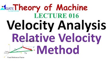 Theory of Machine Relative Velocity Method lecture 016