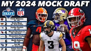 My 2024 NFL Mock Draft (With Highlights)