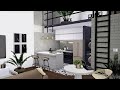 Modern loft  the sims 4  no cc  speed build