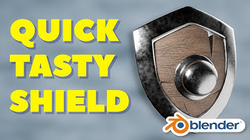 BLENDER TASTY TUTORIAL: EASY SHIELD IN BLENDER 3.1!