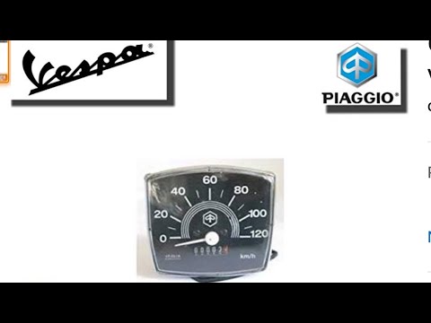 Compteur De Vitesse Veglia Original Pour Vespa Phare Bas - D'occasion