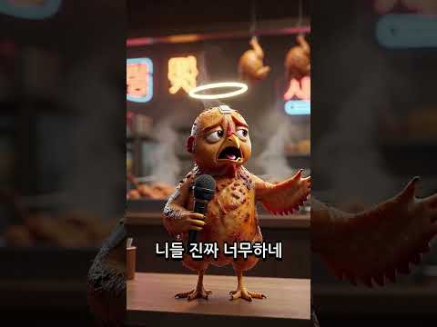 치킨의 마지막 인터뷰 #shorts #funny #animation