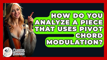 How Do You Analyze A Piece That Uses Pivot Chord Modulation? - Classical Serenade