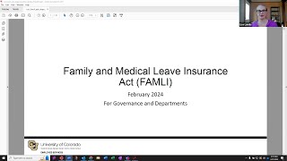 CU Cancer Center: Family and Medical Leave Insurance Act