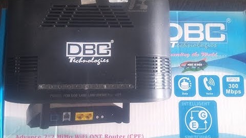 DBC ONU ROUTER CONFIGURATION SETTINGS new dbc onu router seting #networkmarketing #technical haking