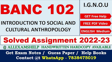 IGNOU BANC 102 SOLVED ASSIGNMENT for 2022-23 | IGNOU  Handwritten Assignment 2022-23 | @7838475019