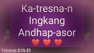 Katresnan ingkang andhap asor