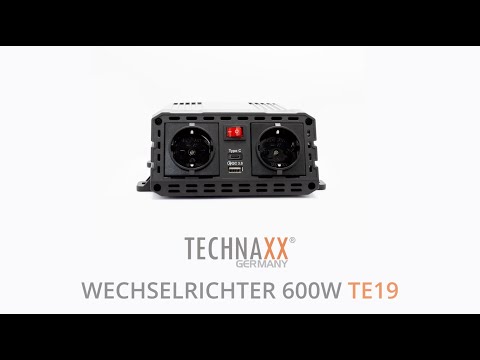 TECHNAXX WECHSELRICHTER 600W TE19 (DEUTSCH)