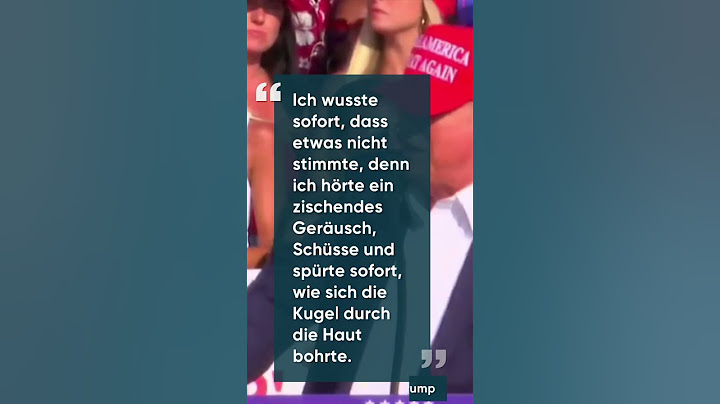 Mordanschlag auf Trump: Ex-US-Präsident am Ohr verletzt