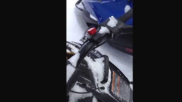 2013 Polaris Indy 600 cold start -2*F