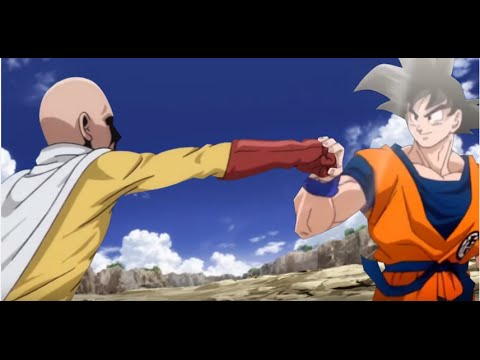 Кто сильнее сайтам или гоку. Goku vs Saitama. Сайтама против Гоку. Сайтама сильнее Гоку. Сайтама тащит Гоку.
