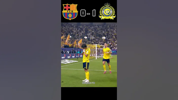 Barcelona vs Al Nassr (2-4) highlights match | Lamine Yamal vs Ronaldo #football #youtube #shorts