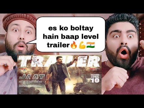 Pakistani Reaction on JAAT Trailer | Sunny Deol | Randeep Hooda | Viineet Kumar Siingh