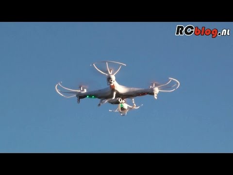 Syma X5C-1 Explorers Quadcopter + HD Camera video review (NL)