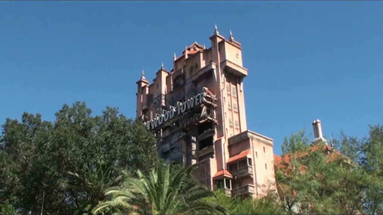 ディズニーワールド タワーオブテラーの一部 1分35秒あたりで落ちます Youtube