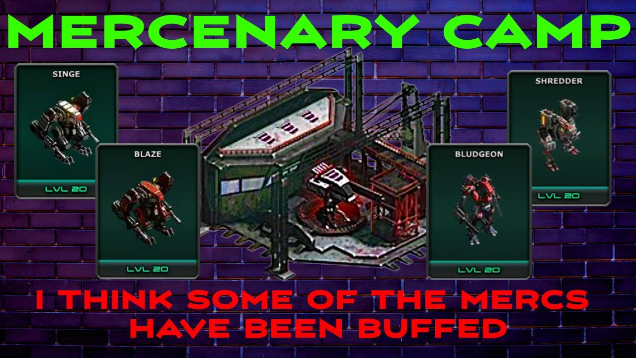 War Commander Mercenary Camp Have The Mercs Been Buffed? YouTube