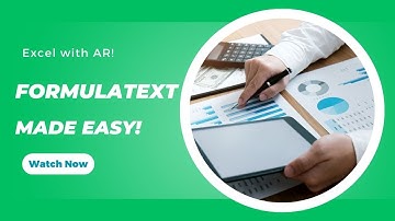 Master the FORMULATEXT Function in Excel | Display Formula Text Easily
