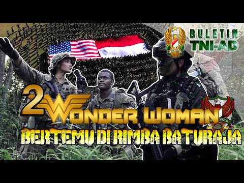 Letda Chb (K) Rizky dan Letnan Monica Smith | Latma Garuda Shield-15/2021