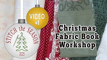 New Christmas Fabric Projects Part-1 | Stitch the Season 2025 | Christmas Fabric Bookmark Ideas 2025