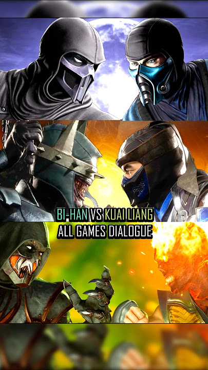 Bi-Han and Kuai Liang Lines in Mk9 , Mk11 , and Mk1 khaos Reigns #mortalkombat1Havik