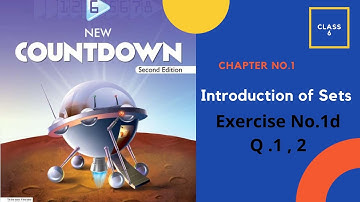 Oxford | New | Countdown 6 | Second Edition | Chapter 1 | Exercise 1d | Q no. 1 & 2
