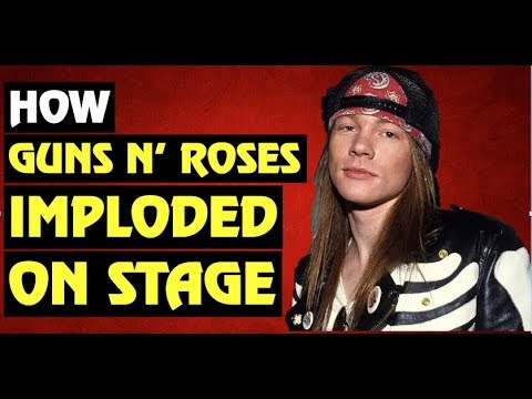 Guns N' Roses: How the Band Imploded On Stage In Front of the World