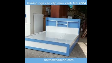 Giường Ngủ Cao Cấp Có Ngăn Kéo Tiện Lợi & Sang Trọng