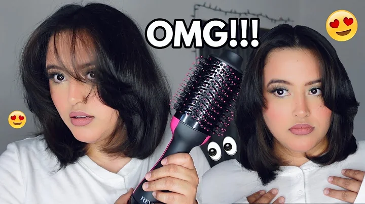 Using The Revlon One Step Hair Dryer  On My Butter...
