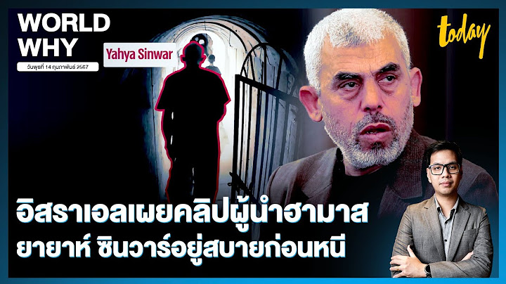 อิสราเอลเผยคลิป ‘ยายาห์ ซินวาร์’ ในอุโมงค์ใต้ดิน ชี้ผู้นำ ‘ฮามาส’ อยู่สบายก่อนหนี | WORLD WHY