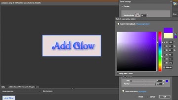 Photoshop Elements 7.0 ~ Create Font Glow Effect