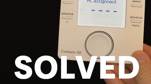 Worcester Bosch CR110 RF Thermostat Pairing Fix | No RF Signal | HC Assignment (––) SOLVED!