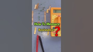 How to measure resistance by Multimeter #shorts #shortvideos #electrical