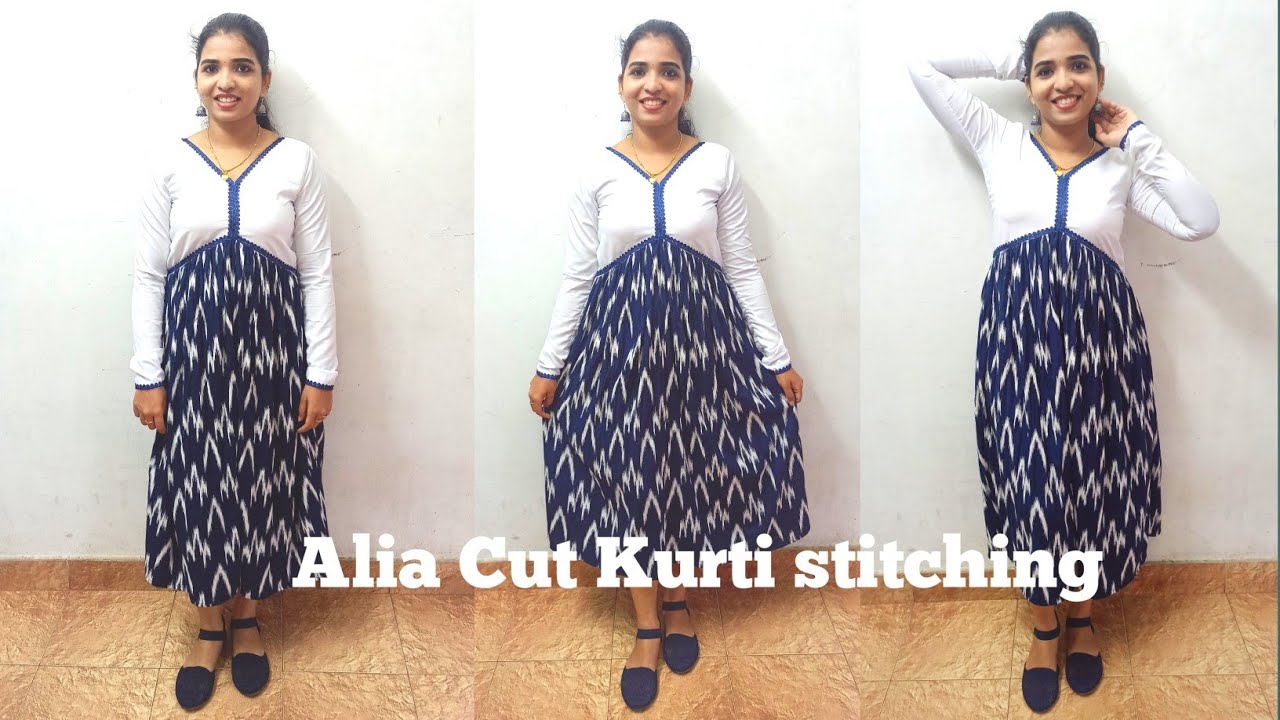 साड़ी से बनाये नायरा कट कुर्ती 🤩 | Heavy size Naira Style kurti Cutting  with Full inner tutorial - YouTube