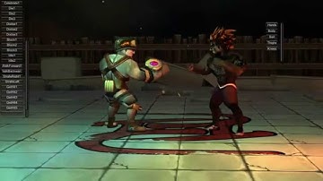 Low Poly Character Attack Animation_MMA Legacy Animation