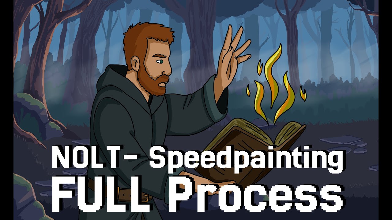 Timelapse : Nolt - Speedpainting (Full Process Cell Shading)