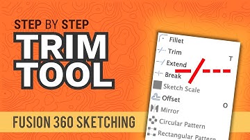 How to Trim Sketch Geometry in Fusion 360