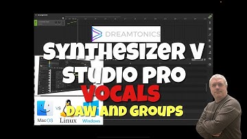 Dreamtonics Synthesizer V Studio MAC / Windows / Linux - Tutorial 3: Inside a DAW, Intro to groups