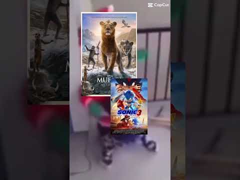 Just blending in the sonic 3 vs Mufasa meme trend 🦁🔫🦔