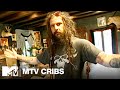 Let me show you some freaks rob zombies 7000 sq ft home in la  mtv cribs